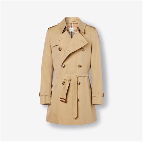 The Short Wimbledon Trench Coat in HONEY 